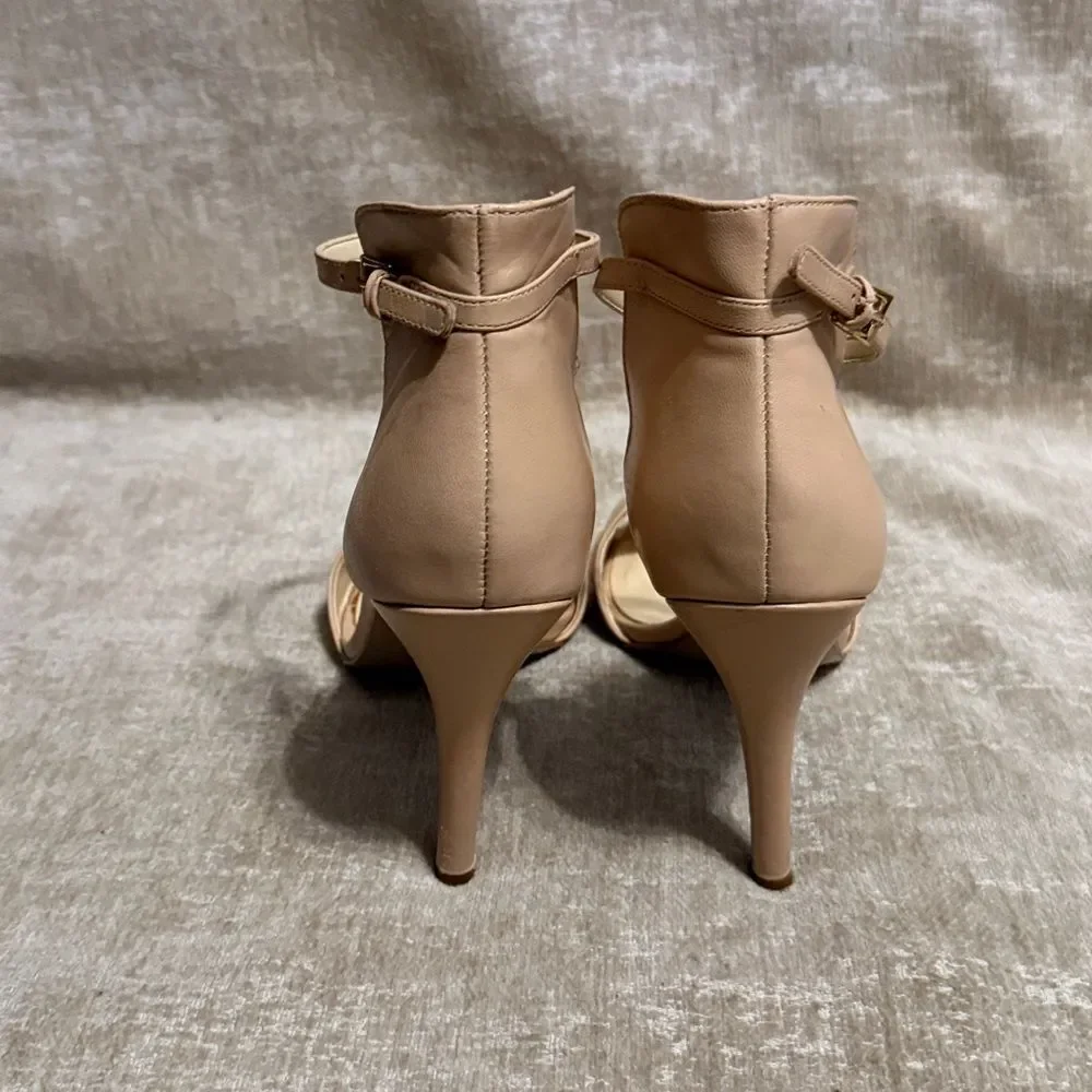 Bandolino Nude Ankle Strap Heels